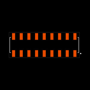 SSM-109-F-DV Footprint
