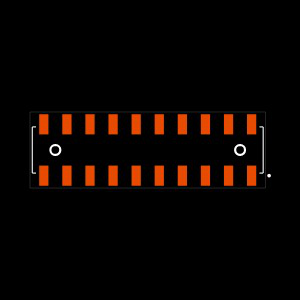 SSM-110-S-DV-A-M-TR Footprint