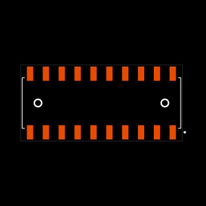 SSM-110-T-DH-LC Footprint