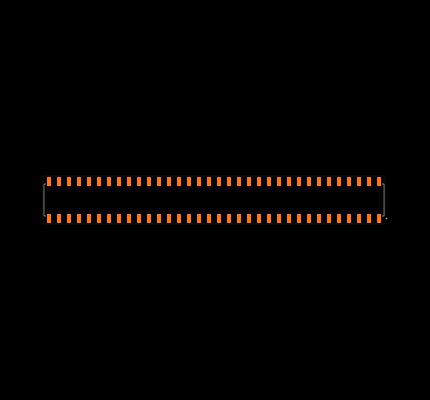 SSM-134-L-DH Footprint