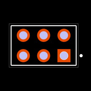 SSQ-103-03-G-D Footprint