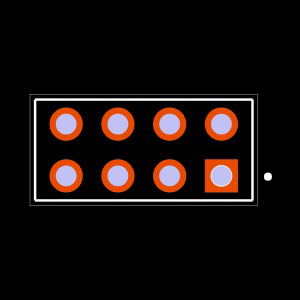 SSQ-104-04-F-D Footprint