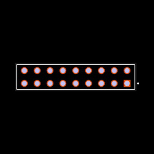 SSQ-109-03-F-D-010 Footprint