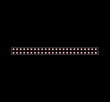 SSQ-124-24-G-D Footprint