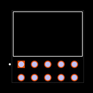 SSW-105-02-G-D-RA Footprint