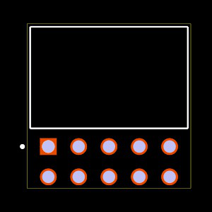 SSW-105-02-L-D-RA Footprint