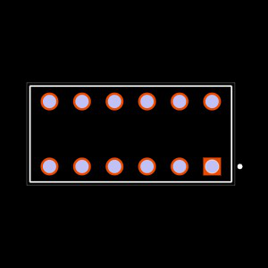SSW-106-01-G-Q Footprint