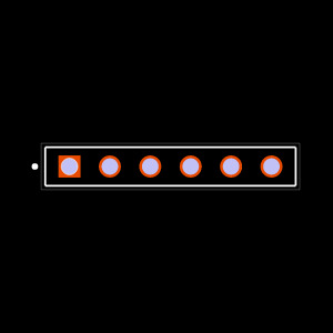 SSW-106-02-G-S-LL Footprint