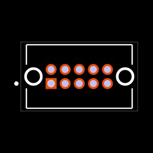 TFC-105-21-L-D-A Footprint