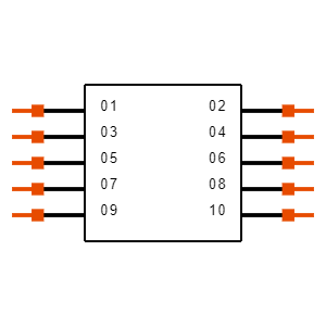 TFM-105-32-L-D Symbol