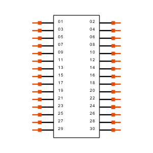 TFM-115-22-S-D-K Symbol