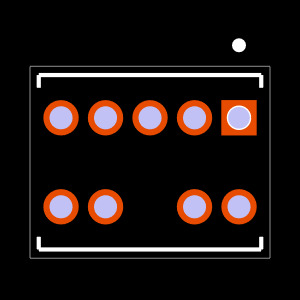 TMS-105-01-L-D-006 Footprint