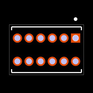 TMS-106-55-S-D Footprint