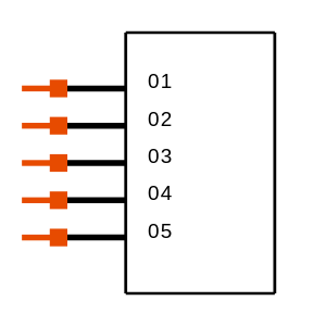 TSM-105-03-T-SV-LC-P Symbol