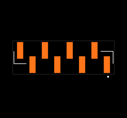 TSM-108-01-H-SV Footprint