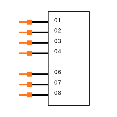 TSM-108-01-L-SV-005-P Symbol