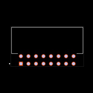 TSS-108-04-S-D-RA Footprint