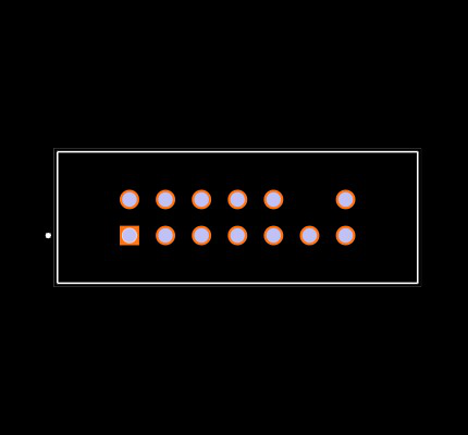 TST-107-02-G-D-12 Footprint