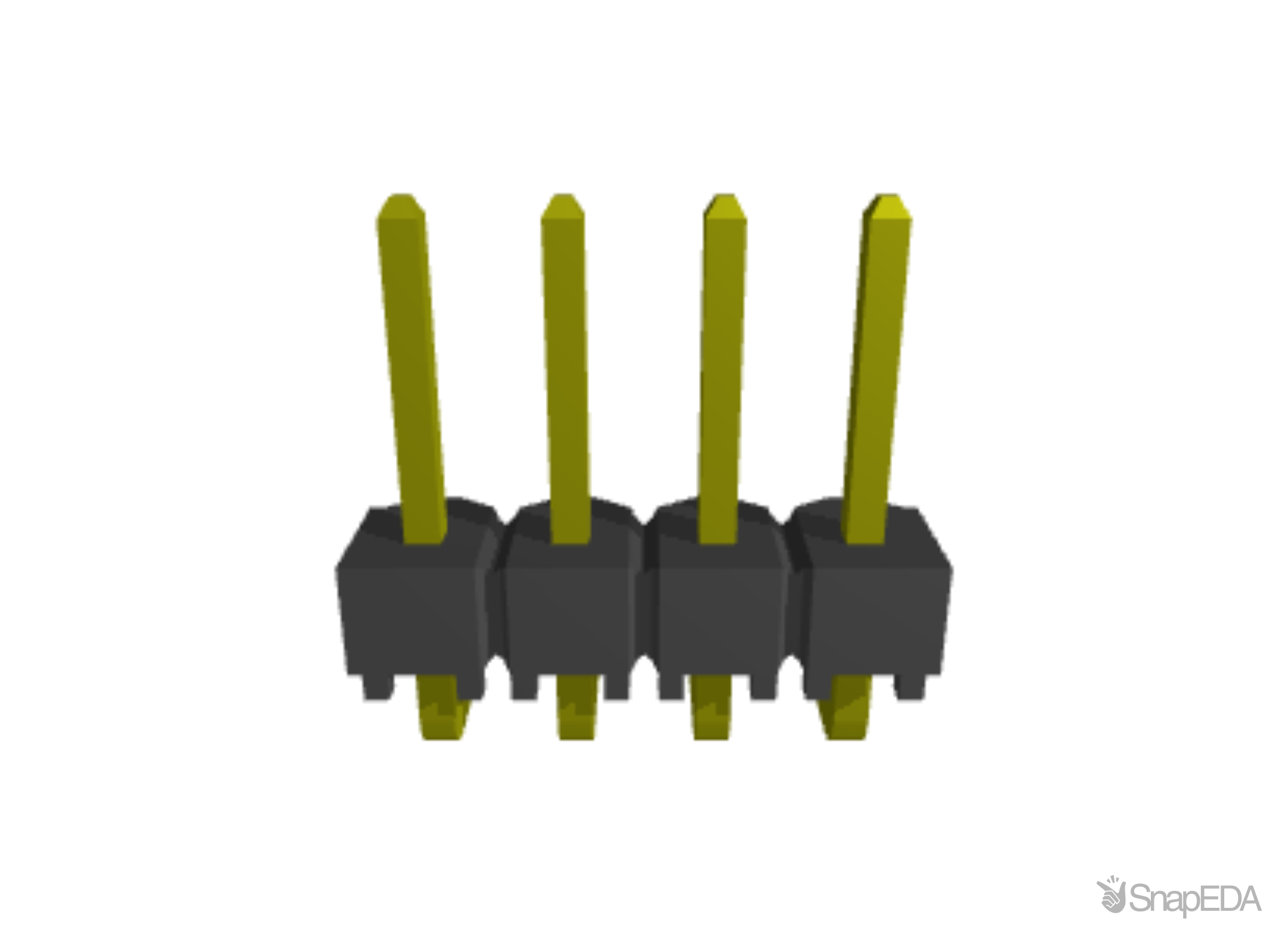 TSW-104-08-G-S-RA 3D Model