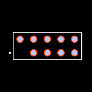 TSW-105-05-G-D-001 Footprint