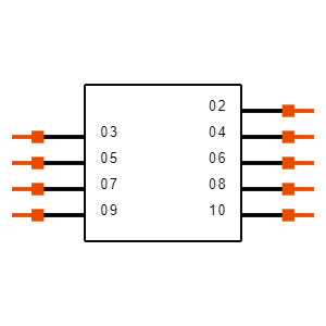 TSW-105-05-G-D-001 Symbol