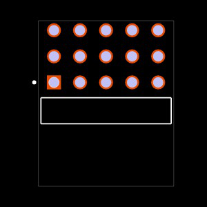 TSW-105-09-F-T-RA Footprint
