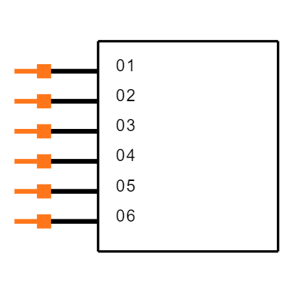 TSW-106-08-L-S-RA Symbol