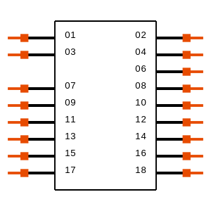 TSW-109-08-L-D-005 Symbol