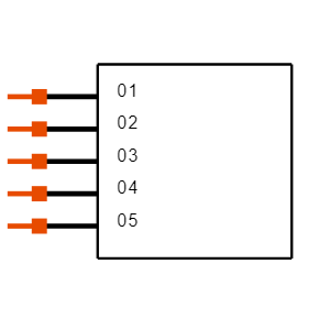 TSW-205-06-T-S Symbol