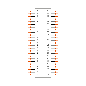 TSW-225-22-F-Q-LA Symbol