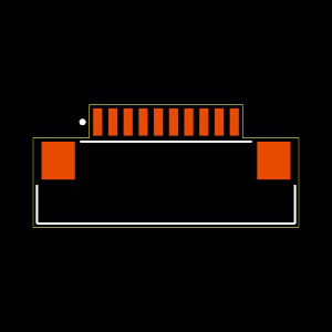 ZF1-10-01-T-WT-TR Footprint