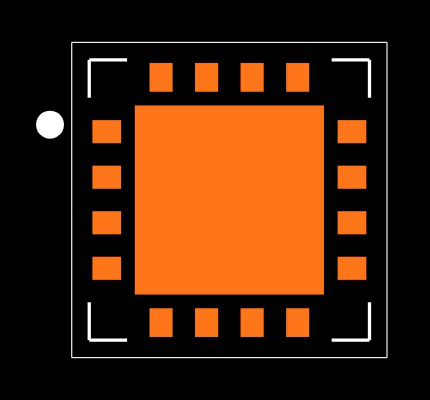 AS3930-BQFT Footprint