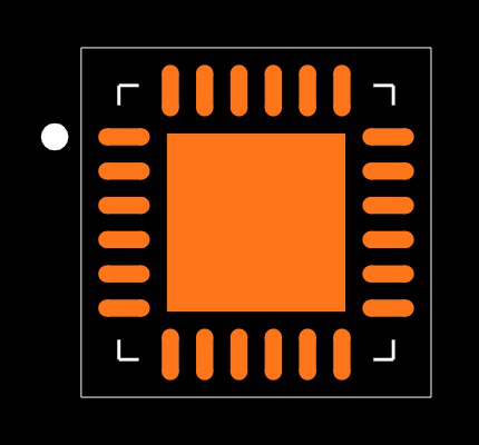 PCAP04-AQFM-24 -V2 Footprint