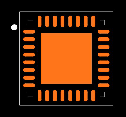 TDC-GP30YD-F01 1K Footprint
