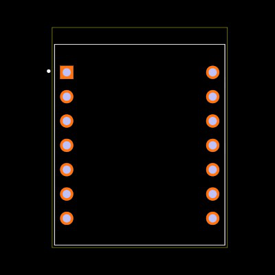 XIAO ESP32C3 Footprint