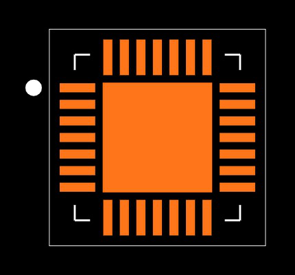 SX1509BIULTRT Footprint