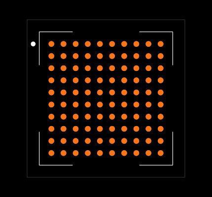 GS2971AIBE3 Footprint