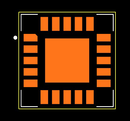 SCD40-D-R1 Footprint