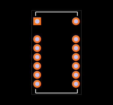 GP2Y0D805Z0F Footprint