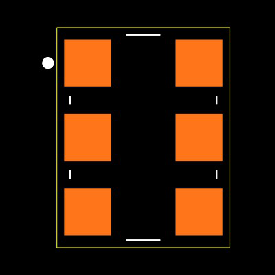 SiT9121AC-1D3-33E10.000000 Footprint