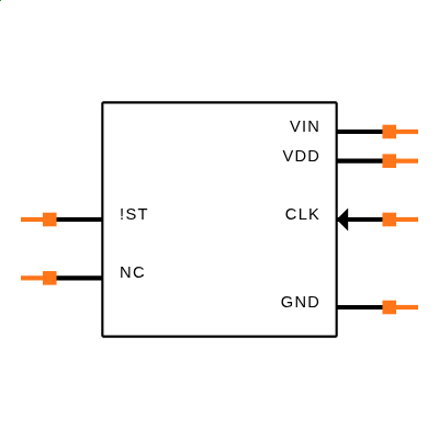 SiT9121AI-2D2-33E100.00000 Symbol
