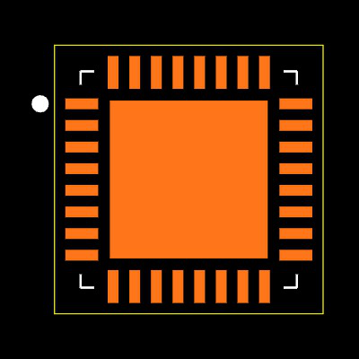 SI4754-A40-GMR Footprint