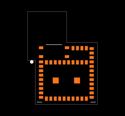 BGM13S22F512GA-V3 Footprint