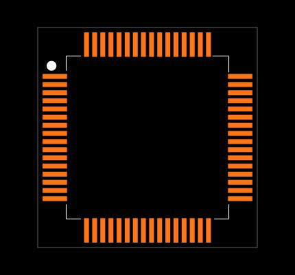 C8051F067-GQ Footprint