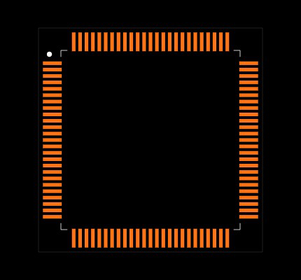 C8051F120 Footprint