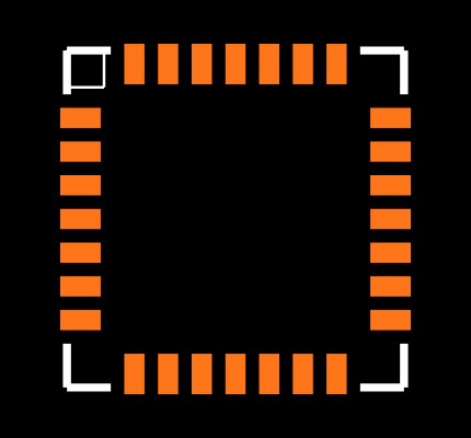 C8051F313-GM Footprint