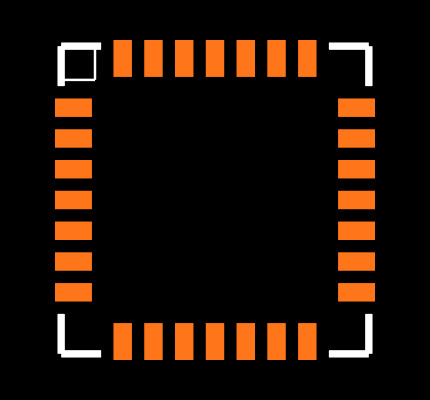 C8051F327-GMR Footprint