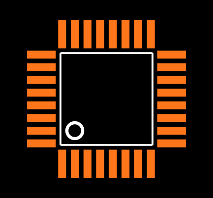 C8051F352-GQR Footprint