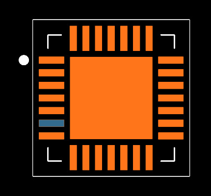 CP2102NA02GQFN28 Footprint
