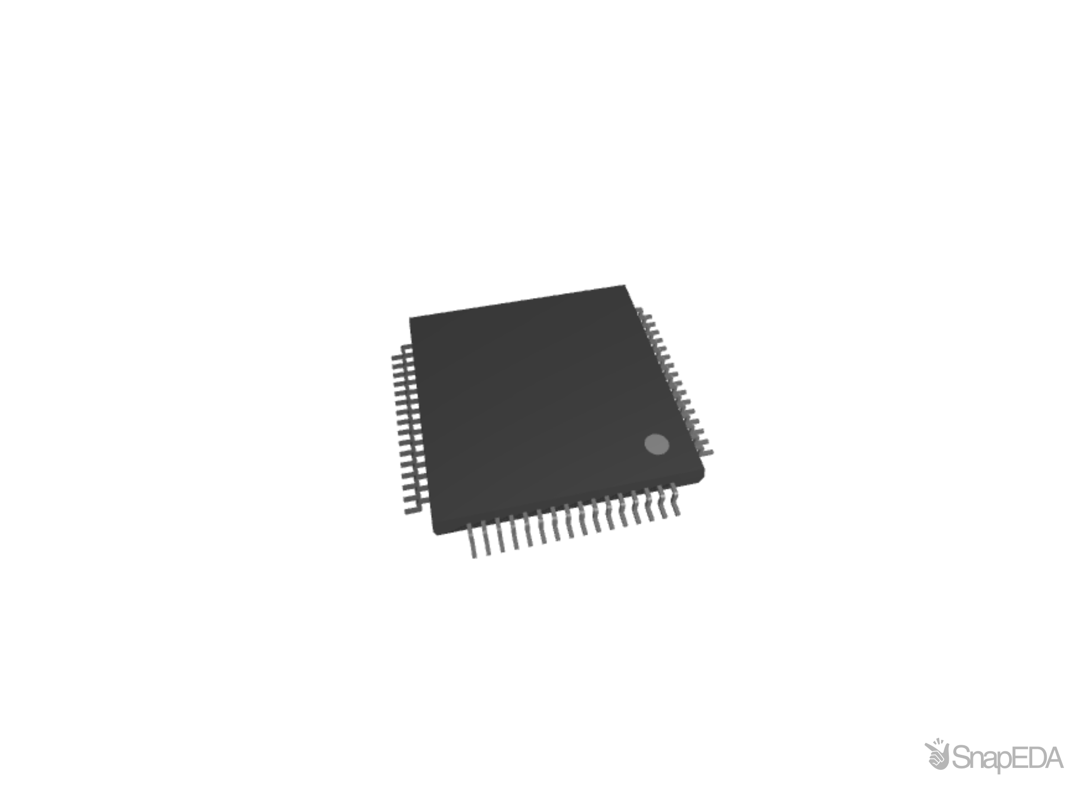 EFM32G232F128-QFP64 3D Model